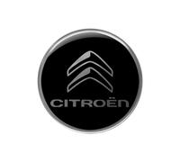 4R Quattroerre.it Citroen Autocollant 3D Logo Noir 52 mm