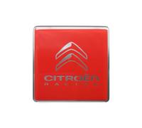 4R Quattroerre.it Citroen Racing Autocollant 3D Logo Rouge 52 mm