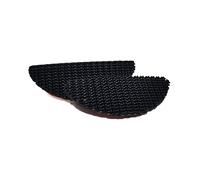 4R Quattroerre.it Dualock Telepass Système de Fixation, Lot de 2 Pièces, Noir