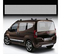 4R Quattroerre.it Feuille Pare-Soleil Microperforé, 137 x 70 cm, Blanc et Noir