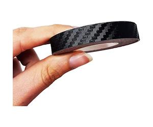 4R Quattroerre.it Filet Adhésif, Effet Carbone, 10 mm x 6 MT