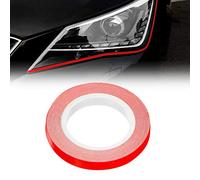 Quattroerre Filet Adhésif Eyeliner pour Phares Voiture, Rouge Fluo, 7 mm x 10 MT