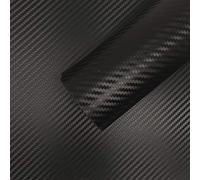 4R Quattroerre.it Film Adhésif Wrapping pour Voitures, Effet Carbone, 20 x 24 cm