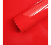 4R Quattroerre.it Film Adhésif Wrapping pour Voitures, Rouge Course, 35 x 50 cm