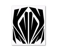 4R Quattroerre.it Kit Adhésifs Réfractifs, Noir