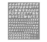 4R Quattroerre.it Kit Lettres Adhésives, Blanc