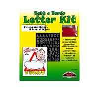 4R Quattroerre.it Kit Lettres Adhésives Énfant à Bord