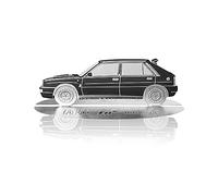 4R Quattroerre.it Modèle Silhouette pour voiture Lancia HF Delta Intégré en acier inoxydable