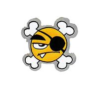 4R Quattroerre.it Pièce Adhésive Pirate