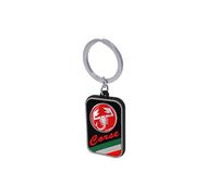 4R Quattroerre.it Porte-clés Corse Abarth Scorpion Rouge avec anneau, 4,2 x 2,6 cm, rouge, Taille Unique