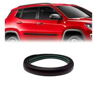 4R Quattroerre.it Profils Latéraux Universaux pour Voiture, Noir, 32 mm x 2 MT, Lot de 6