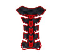 4R Quattroerre.it Protection Réservoir Adhésive 3D pour Motos Couleurs, Rouge Carbone, 19 x 13 cm