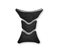 4R Quattroerre.it Protection Réservoir Adhésive 3D pour Motos Modulaire, Carbone, 15 x 12,5 cm