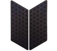 Quattroerre Protection Réservoir Antidérapant Moto Latérale Race Grip Evo, Noir, Lot de 2