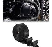4R Quattroerre.it Rouleau Isolant Thermique pour Échappements des Motos, Noir, 5 cm x 15 mt