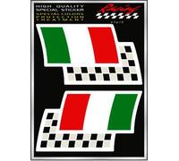 4R Quattroerre.it Sporting Tabs Kit de Drapeaux Italie Échecs, 132 x 95 mm