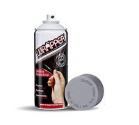 4R Quattroerre.it Wrapper Spray Peintures Amovibles, Gris Argenté