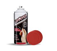4R Quattroerre.it Wrapper Spray Peintures Amovibles, Rouge Feu