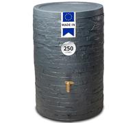 Récupérateur d'eau - Graf Distribution - Arondo 250 L - Plastique - Cuve aérienne - Gris