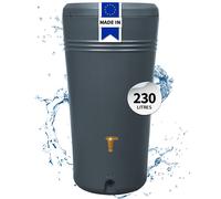 4rain AZURA 2in1 récupérateur d'eau de pluie 230 L, gris graphite Incl. bac de plantation