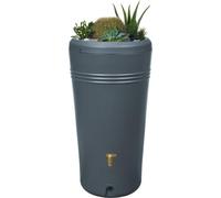 4rain AZURA 2in1 Réservoir d'eau de pluie 230 litres graphite gris avec bac à plantes - 295660