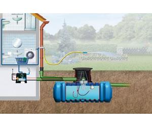 4rain Ensemble Réservoir Plat FLAT L 10000 L Premium Maison