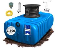 4rain Ensemble Réservoir Plat FLAT S 1500 L Confort Jardin