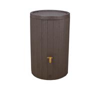 4RAIN Récupérateur d'eau de pluie Madera, 220 litres, aspect bois