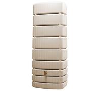 4rain Slim Recuperateur d Eau de Pluie 500L Sable - Cuve Murale, Récupérateur Eau de Pluie, Recuperateur Eau de Pluie, Reservoir Eau, Reservoir Eau de Pluie, Cuve Eau de Pluie, Récupérateur d'eau