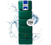 4rain SLIM réservoir mural 330 litres vert foncé