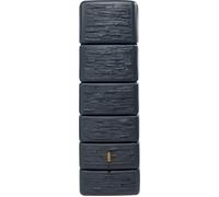 Récupérateur d'eau slim stone 300l deco granit - GRAF - Cuve aérienne - Pierre naturelle - Gris