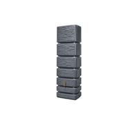 4rain Réservoir Mural Slim Stone Decor, 350 l, Gris Graphite
