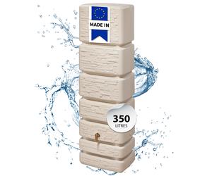 4rain SLIM STONE DÉCOR Réservoir Mural 350 L, sable beige