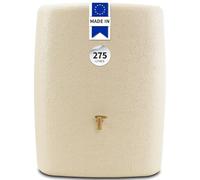 4rain Terra Recuperateur d Eau de Pluie 275L Sable - Recuperateur Eau de Pluie, Récupérateur Eau de Pluie, Reservoir Eau, Cuve Eau de Pluie, Reservoir Eau de Pluie, Récupérateur d'eau, Cuve a Eau