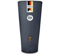 4rain Vaso 2en1 Recuperateur d Eau de Pluie 220L Graphit