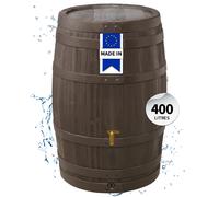 4rain VINO tonne à eau 400 litres brun foncé