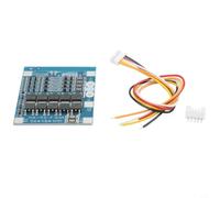4S 14,8 V pour Lifepo4 Carte 30 A avec balance - Lithium pour module de protection de batterie pour lampes solaires et kits de bricolage - PCB vert 5,6 x 4,8 cm (bleu)