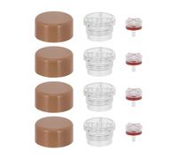 4set Kit de Réparation de Vanne Rk-17vb pour Robinet Mural | Caoutchouc, Acier et Plastique, Pièces Flotteur et Joint, pour Maintenance Plomberie et Rénovation
