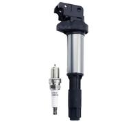 4Sets Ignition Coil Spark Plug Compatible With 3 E46 E90 5 E60 X3 E83 F25 X5 E53 E70 ALPINA B7 E65 Fits 0221504100 12131712223 Vehicle Accessories