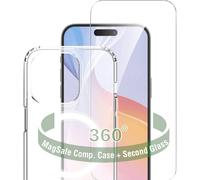 4Smarts 360° Premium Protection Set Coque arrière Apple iPhone 16 Pro Max transparent chargement par induction 541193