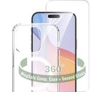 4Smarts 360° Premium Protection Set Coque arrière Apple iPhone 16 Pro transparent chargement par induction 541194