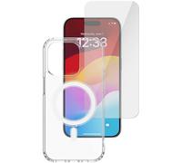 4Smarts 360° Protection Set Coque arrière Apple iPhone 15 Plus transparent chargement par induction 540606