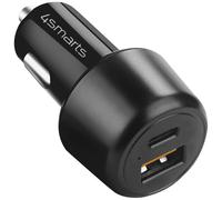 4Smarts 456260 Chargeur USB 65 W, 18 W 1x USB-C®, 1x USB-A Power Delivery, Quick Charge noir pour voiture, pour camion chargeur