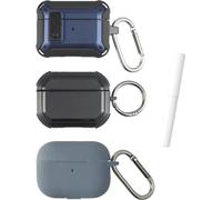4Smarts 4smarts Set d'Etuis Alpha AirPods Pro 2.3 Set bleu.gris.noir