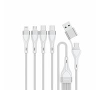 4smarts 541024 Câble USB 1,2 m USB A/USB C USB C/Micro USB-A/Lightning Blanc