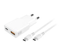 4smarts 541509 chargeur d'appareils mobiles Universel Blanc Secteur Charge rapide Intérieure