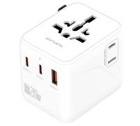 4smarts 541645 adaptateur prise d'alimentation Modulaire Universel Blanc