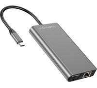 4Smarts 8 in 1 Hub USB-C Dock - Station d'accueil - argenté