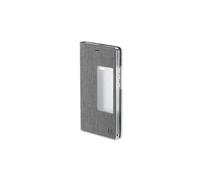 4smarts Basic Flip Case Chelsea Smart Cover For Huawei P9 Plus Canvas Grey