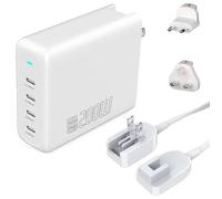 4smarts Chargeur Gan Flex Pro 200w 4 Usb-C Blanc